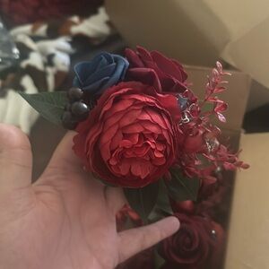 Corsage bridesmaid flowers and brides flower